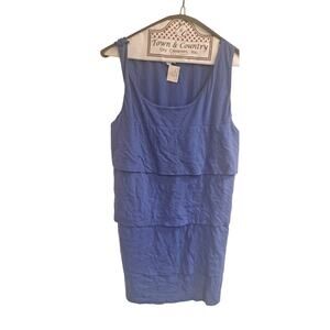 Gertie Tank, Women’s Size Medium Layered, bluish Purple, Thick NWT